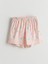 Yeni Sezon Beli Lastikli Kız Çocuk Pijama Şort 1