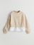 Yeni Sezon Bisiklet Yaka New York Baskılı Kız Çocuk Sweatshirt 3