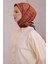 Ekose Desen Ipek Twill Eşarp 4118D01 Kiremit 2