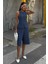 Midi Şortlu ve Yelekli Viscon Takım 10167 1