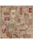 Salamanca Patchwork Bej Polyester ve Pamuklu Yıkanabilir Kaydırmaz Taban Dijital Baskı Halı 5