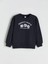 Yeni Sezon Bisiklet Yaka Kız Çocuk Sweatshirt 1