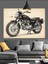 Klasik Model Amerikan Motosikleti Illüstrasyonu Dekoratif Kanvas - Mdf Ahşap Tablo 1