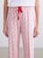 Yeni Sezon Beli Lastikli Desenli Kadın Pijama Altı 3