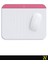 Pembe Bantlı Kareli Defter Tasarımlı Mouse Pad 23X19 cm – Kaymaz Tabanlı Ergonomik Fare Altlığı – Ofis, Ev ve Öğrenciler Için Modern Masaüstü Aksesuar Mousepad 4