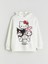 Yeni Sezon Kapüşonlu Hello Kitty Baskılı Kız Çocuk Sweatshirt 1