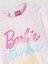 Yeni Sezon Bisiklet Yaka Barbie Baskılı Kız Çocuk Pijama Üst 2