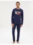 Erkek Indigo Pijama Takımı 50322631-320 4