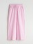Yeni Sezon Beli Lastikli Çizgili Kız Çocuk Pantolon 1