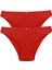 Kadın Kırmızı 2'li Slip 1