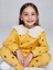 Yeni Sezon Bebe Yaka Çiçek Baskılı Kız Çocuk Sweatshirt 1