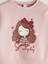 Yeni Sezon Bisiklet Yaka Kız Çocuk Sweatshirt 2'li 3