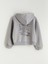 Yeni Sezon Kapüşonlu Kız Çocuk Fermuarlı Sweatshirt 4