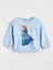 Yeni Sezon Bisiklet Yaka Elsa Baskılı Kız Çocuk Sweatshirt 1