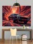 Siyah Klasik Spor Araba Gece Sürüşü Dekoratif Kanvas - Mdf Ahşap Tablo 3