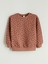 Yeni Sezon Bisiklet Yaka Çiçekli Kız Çocuk Sweatshirt 2'li 5