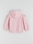 Yeni Sezon Kapüşonlu Fermuarlı Kız Çocuk Sweatshirt 3
