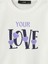 Yeni Sezon Bisiklet Yaka Baskılı Kız Çocuk Sweatshirt 2
