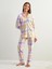 Yeni Sezon Gömlek Yaka Kız Çocuk Pijama Takımı 3