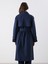 Yeni Sezon Kruvaze Yaka Oversize Kadın Trençkot 4