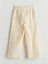 Yeni Sezon Kurdele Detaylı Kız Çocuk Muslin Pantolon 2