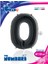 0 Rakam Supertrend Siyah Folyo Balon 40" 1