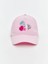 Yeni Sezon Baskılı Kız Çocuk Kep Şapka 2'li 1