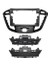 Ford | Transit/tourneo | 2016-2019 | 9 Inch Çerçeve + Soket Set 1