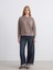 Yeni Sezon Bisiklet Yaka Oversize Kadın Sweatshirt 2