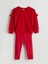 Yeni Sezon Bisiklet Yaka Kız Çocuk Pijama Takımı 1