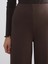 Yeni Sezon Beli Lastikli Geniş Paça Kadın Pantolon 3