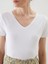 Yeni Sezon V Yaka Kadın Tişört 3
