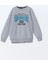 Yeni Sezon Bisiklet Yaka Uzun Kollu Baskılı Kız Çocuk Sweatshirt 1
