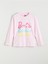 Yeni Sezon Bisiklet Yaka Barbie Baskılı Kız Çocuk Pijama Takımı 2
