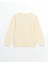 Yeni Sezon Bisiklet Yaka Baskılı Kız Çocuk Sweatshirt 2