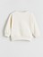 Yeni Sezon Bisiklet Yaka Fiyonk Detaylı Kız Çocuk Sweatshirt 2