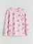 Yeni Sezon Bisiklet Yaka Baskılı Kız Çocuk Pijama Takımı 2