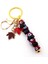 Bordo Murano Cam Nazar Boncuklu Çanta Süsü Yaprak Charm Anahtarlık KY062 2