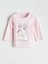 Yeni Sezon Bisiklet Yaka Baskılı Kız Çocuk Pijama Takımı 2