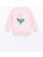 Yeni Sezon Bisiklet Yaka Baskılı Kız Çocuk Sweatshirt 3