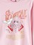 Yeni Sezon Bisiklet Yaka Harry Potter Baskılı Kız Çocuk Pijama Üst 2