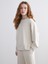 Yeni Sezon Bisiklet Yaka Oversize Kadın Sweatshirt 1