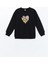Yeni Sezon Bisiklet Yaka Baskılı Kız Çocuk Sweatshirt 4