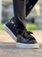 Anjelino Premium Erkek Günlük Sneaker Siyah Beyaz 2