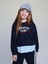Yeni Sezon Bisiklet Yaka Baskılı Kız Çocuk Sweatshirt 2