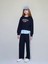 Yeni Sezon Bisiklet Yaka Baskılı Kız Çocuk Sweatshirt 3
