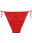 Kadın Kırmızı Yandan Bağlamalı 2'li String Slip 2