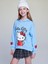 Yeni Sezon Kapüşonlu Hello Kitty Baskılı Kız Çocuk Sweatshirt 1