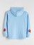 Yeni Sezon Kapüşonlu Hello Kitty Baskılı Kız Çocuk Sweatshirt 4