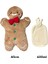 Kurabiye Adam Sıcak Su Torbası 600ML, Peluş Sıcak Su Torbası Gingerbread Yumuşak Hediyelik 2